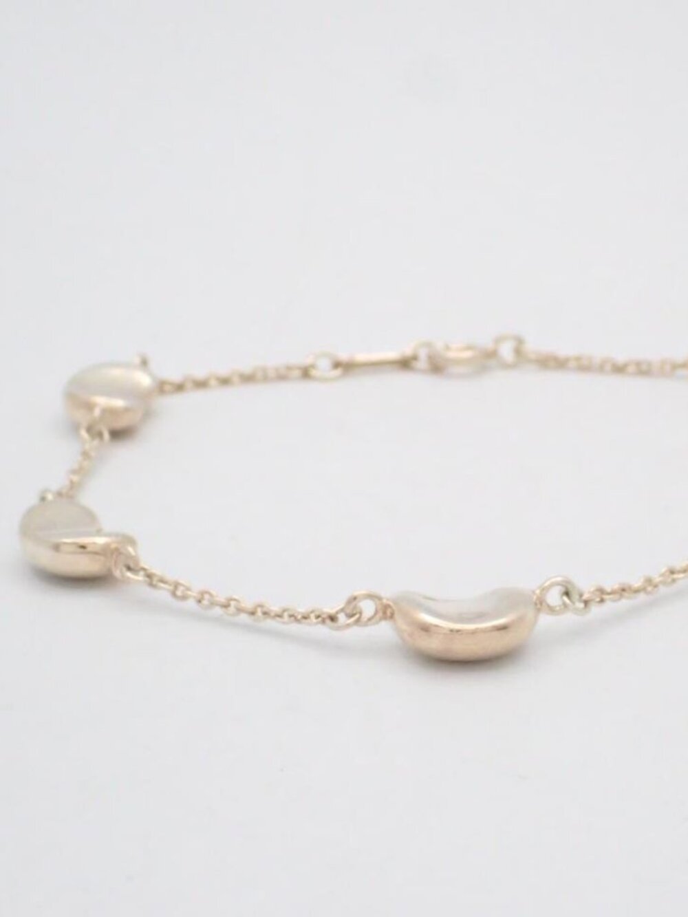 Tiffany & Co. Elsa Peretti 5-Bean Bracelet 925 ~7.5"